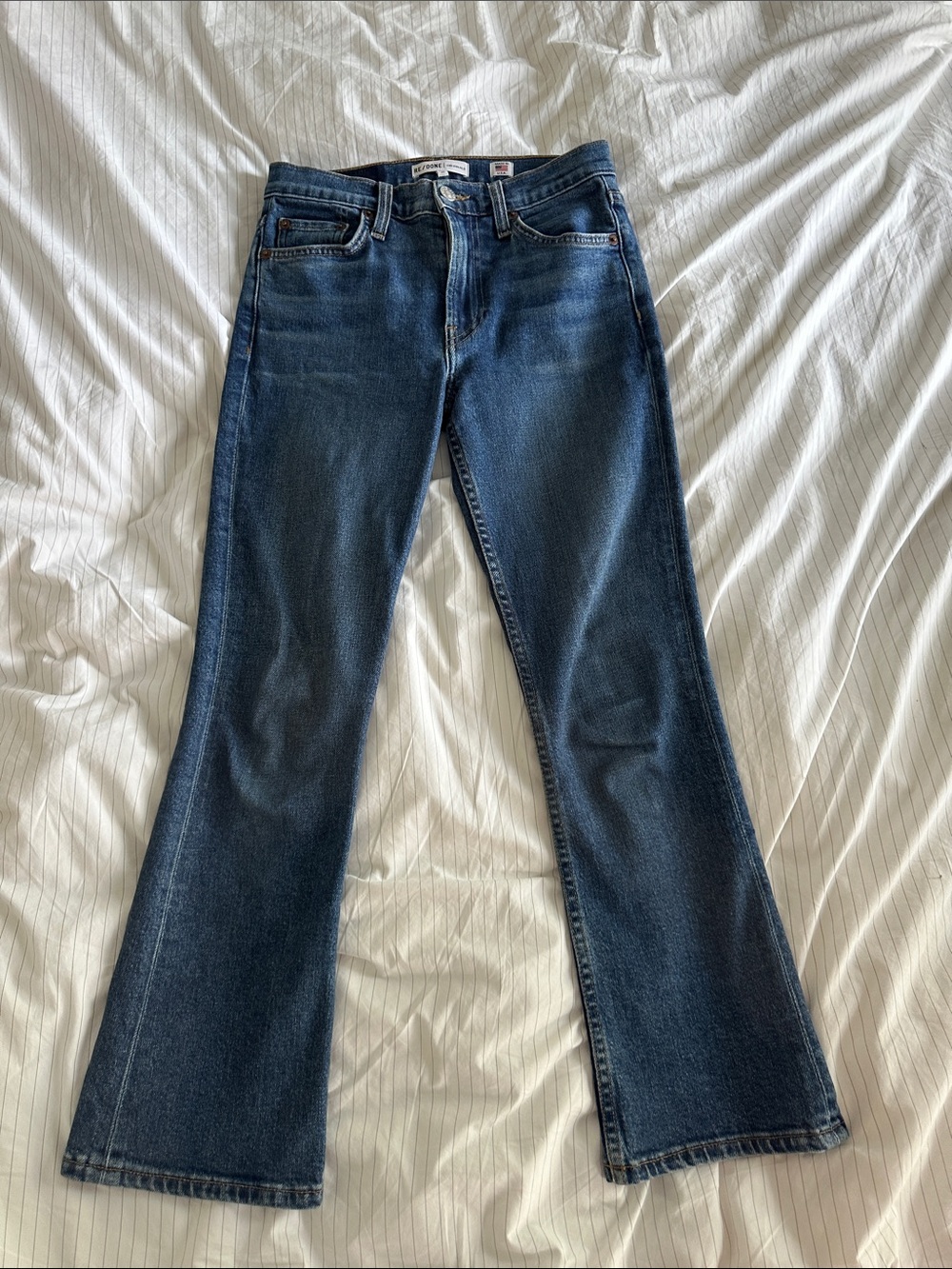 Re/Done Denim - Dark Blue Women’s Jeans - Classic Bootcut